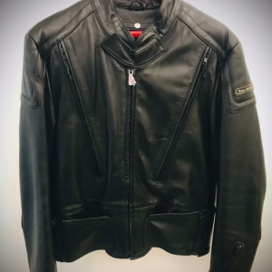 Hein Gericke Vented Black Leather Jacket