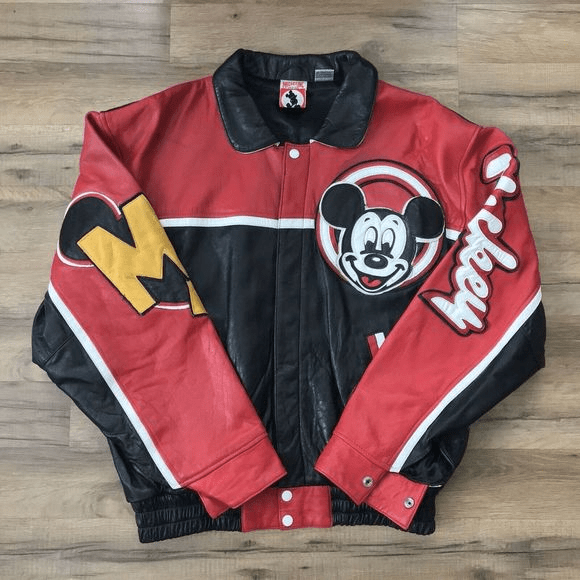 Mickey Mouse Vinrage Leather Jacket | Shop Now Limited Sale - Fortune ...