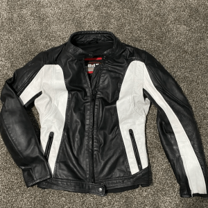 Bilt Black And White Faux Leather Jacket