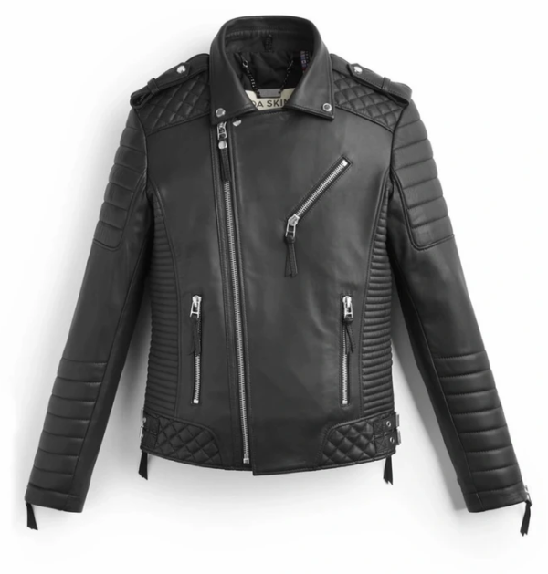 Boda Skins Qualited Black Leather Jacket