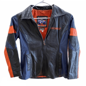 Broncos Faux Leather Jacket