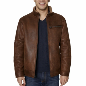 Buffalo David Bitton Mens Brown Sherling Jacket