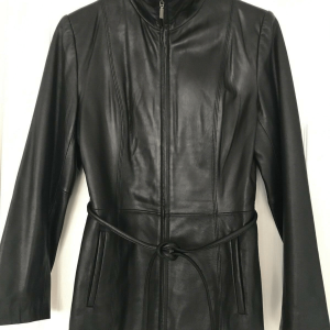 Jlc New York Leather Coat