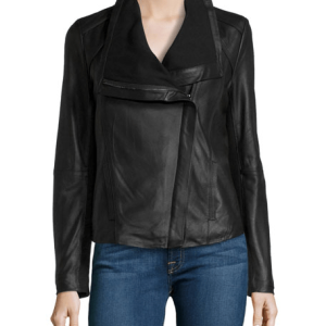 Elie Tahari Andreas Leather Jacket