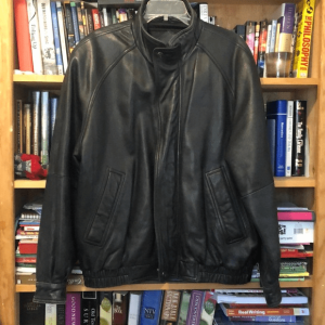 Brandini Black Faux Leather Jacket