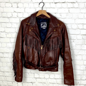 California Creations Dark Brown Leather Moto Jacket