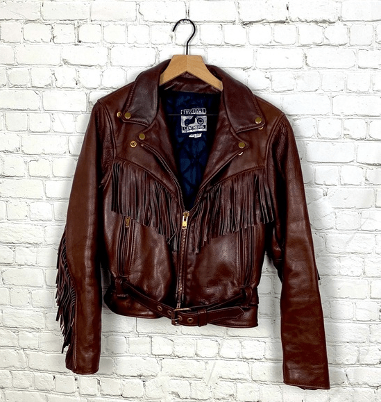 California Creations Dark Brown Leather Moto Jacket