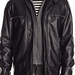 Calvin Klein Black Leather Jacket