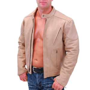 Light Brown Motorcycle Jacket