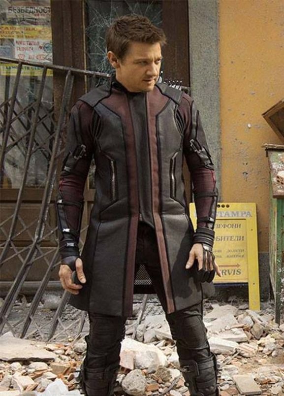 Avengers Age Of Ultron Jeremy Renner Hawkeye Coat