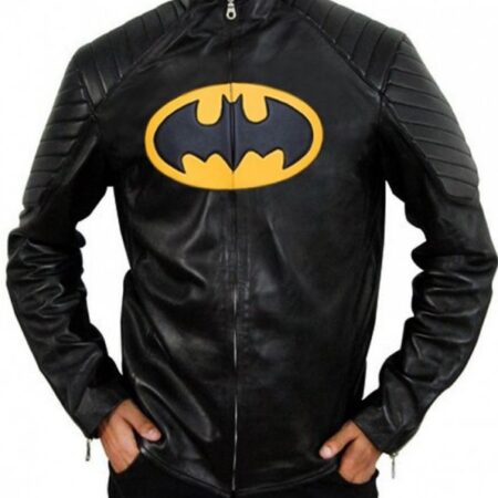 Batman Phenomenal Classic Logo Leather Jacket