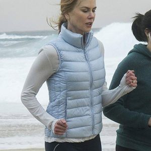 Big Little Lies Celeste Wright Skyblue Puffer Vest