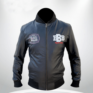 Black Bottle Boys And Girls Bomber Jacket With Custom Name