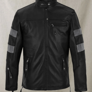 Black Keanu Reeves Faux Leather Jacket