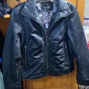 Leather And Lambskin Short Jacket