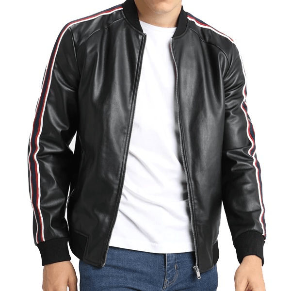 Black Style Leather Fashion Jacket