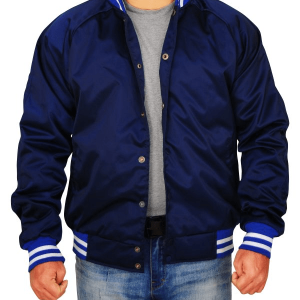 Blue Varsity Jacket For Men