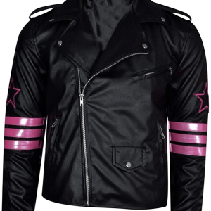 Bret Hart Back Skull The Jasperz Hitman Wrestler Leather Jacket