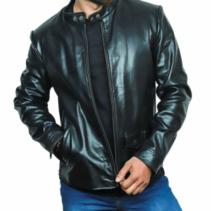 Broken City Mark Wahlberg Biker Leather Jacket