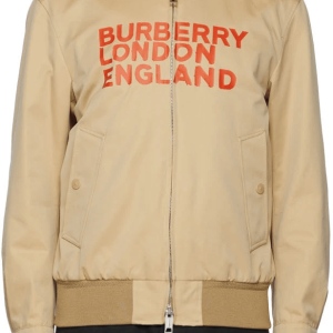 Burberry Beige Harrington 'love' Cotton Jacket