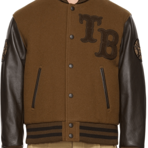 Burberry Felton Varsity Wool Bomber Jacket