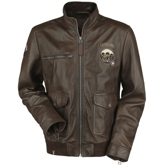 Call Of Duty Wwii Leather Jacket For Men's