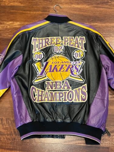 Three-Peat Los Angeles Lakers NBA Champions Jacket