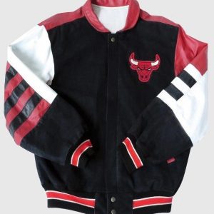 Chicago Bulls Mens Vintage 90’s Nba Starter Leather Jacket