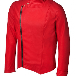 Classic Red Shinsuke Nakamura Leather Jacket