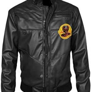 Cobra Kai Black Karate Kid Leather Jacket