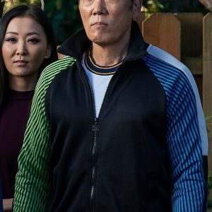 Cobra Kai S05 Chozen Toguchi Green Blue Jacket