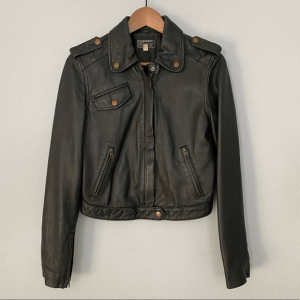 Current Elliott Leather Moto Jacket