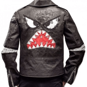 Daft Punk Julian Casablancas Instant Crush Shark Leather Jacket