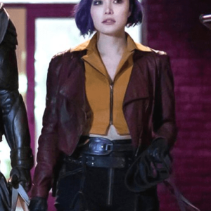 Daniella Pineda Faye Valentine Cowboy Bebop Brown Jacket