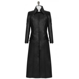 Dante Devil May Cry 4 Black Leather Coat Costume