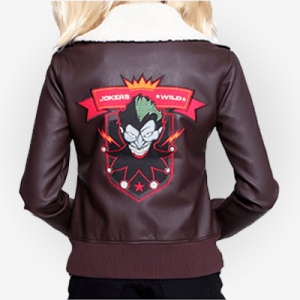 Dc Bombshells Harley Quinn Leather Jacket