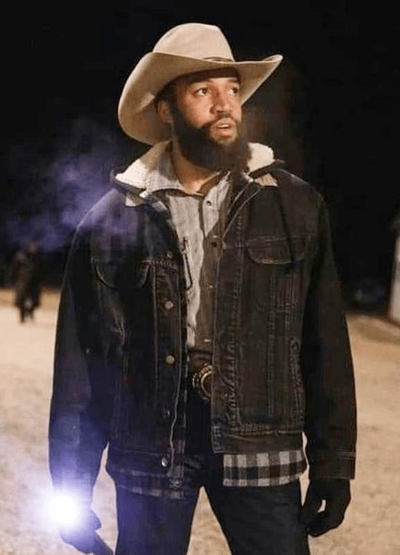Denim Richards Yellowstone Colby Black Denim Jacket