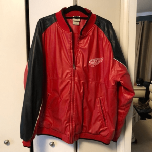 Detroit Red Wings Leather Jacket