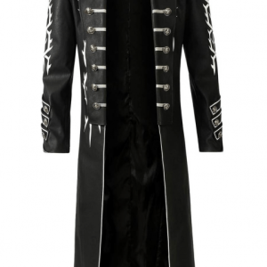 Devil May Cry 5 Vergil Black Leather Coat