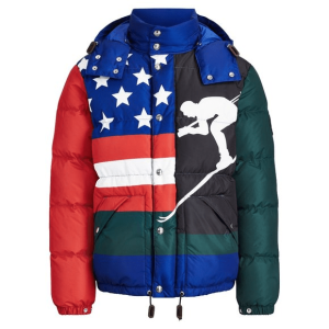 Down Hill Usa Flag Cp 93 Stadium Ski Puffer Jacket