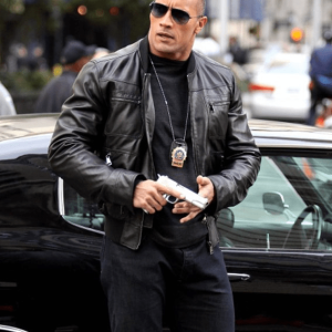 Dwayne Johnson The Other Guys Leather Jacket