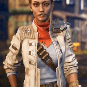 Ellie The Outer Worlds Leather Jacket