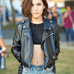 Erin Sanders Leather Jacket