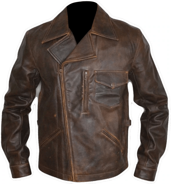 Escape Snake Plissken Antique Biker Leather Jacket