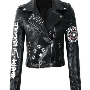 Eye Dare You Leather Jacket