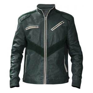 Far Cry 4 Game Ajay Ghale Green Costume Leather Jacket