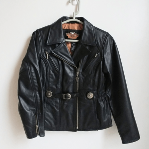 Girls Harley Davidson Leather Sierra Rose Jacket