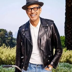 Jeff Goldblum Jurassic World Dominion Biker Jacket