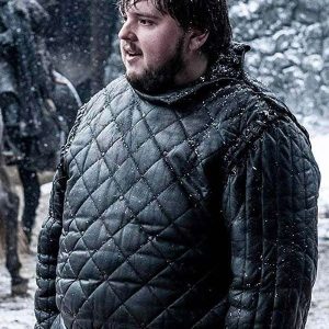 John Bradley Game Of Thrones Quilted Leather Jacket