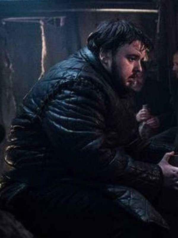 John Bradley Game Of Thrones Quilted Leather Jacket